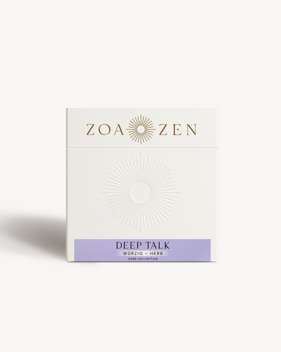 Deep Talk Räucherpapier von ZoaZen für Klarheit, Fokus und bewusste Gespräche