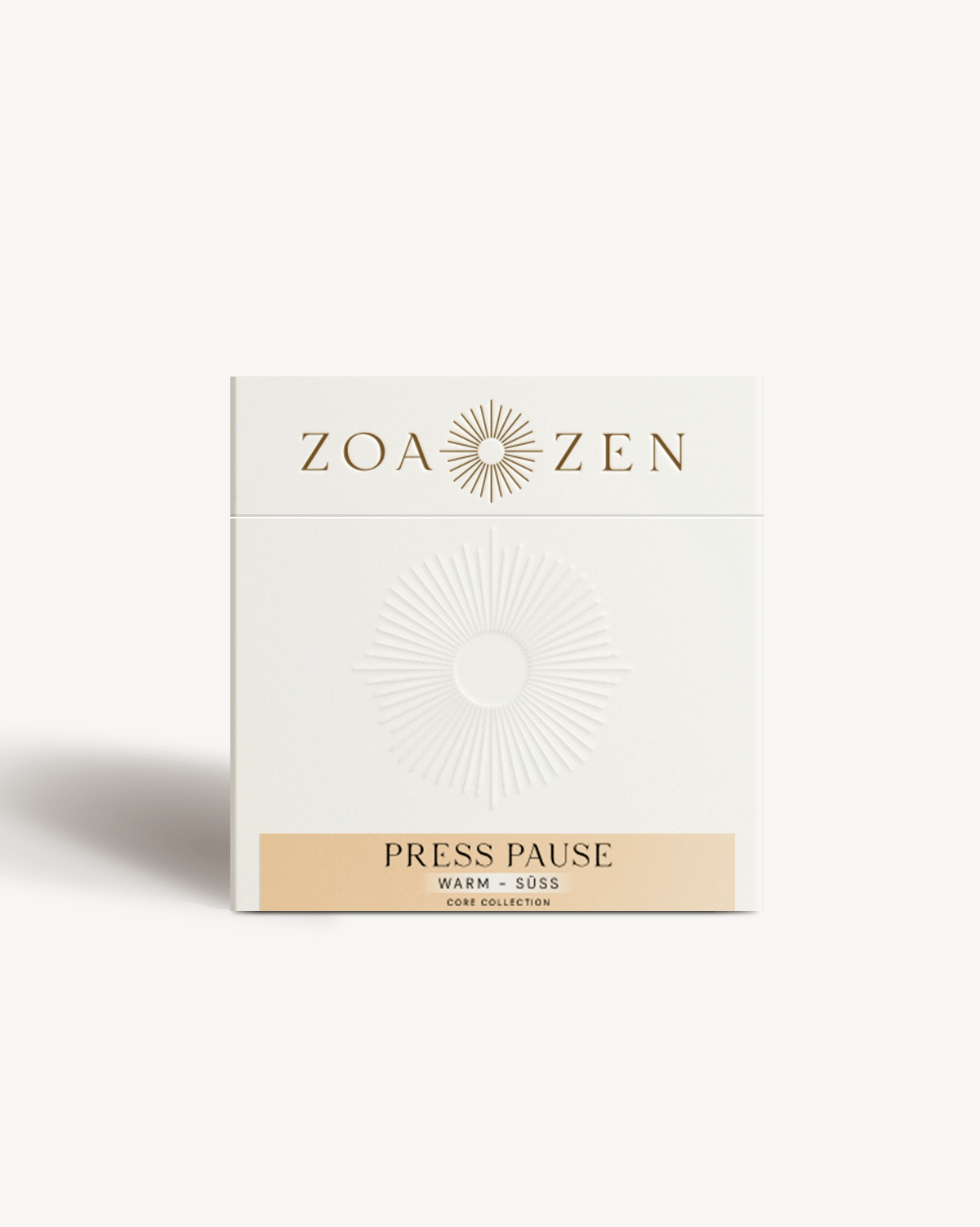 Press Pause Räucherpapier von ZoaZen mit Vanille und Jasmin für bewusste Auszeiten