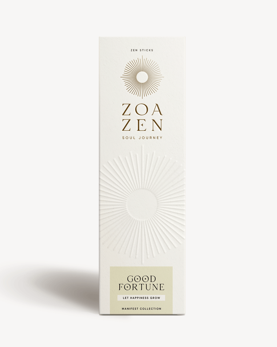 Good Fortune Räucherstäbchen von ZoaZen mit Palo Santo, Rose und Lavendel