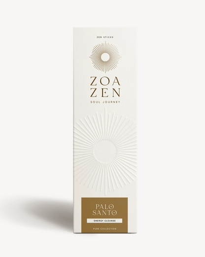 Palo Santo Räucherstäbchen von ZoaZen für Raumreinigung und Meditation