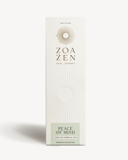 Peace of Mind Räucherstäbchen von ZoaZen für Ruhe, Klarheit und Achtsamkeit