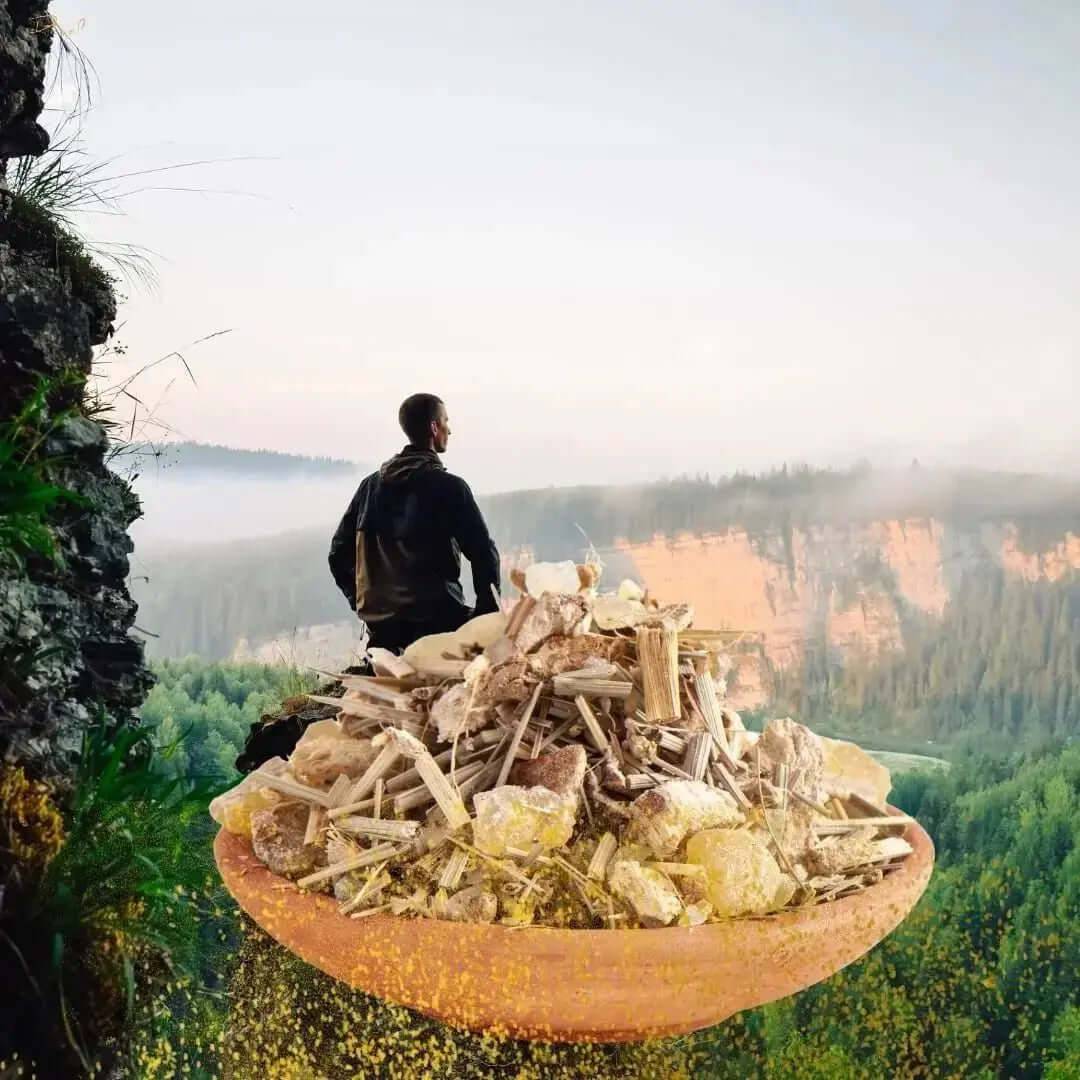 Achtsamkeit Räuchermischung für Meditation und ruhige Pausen