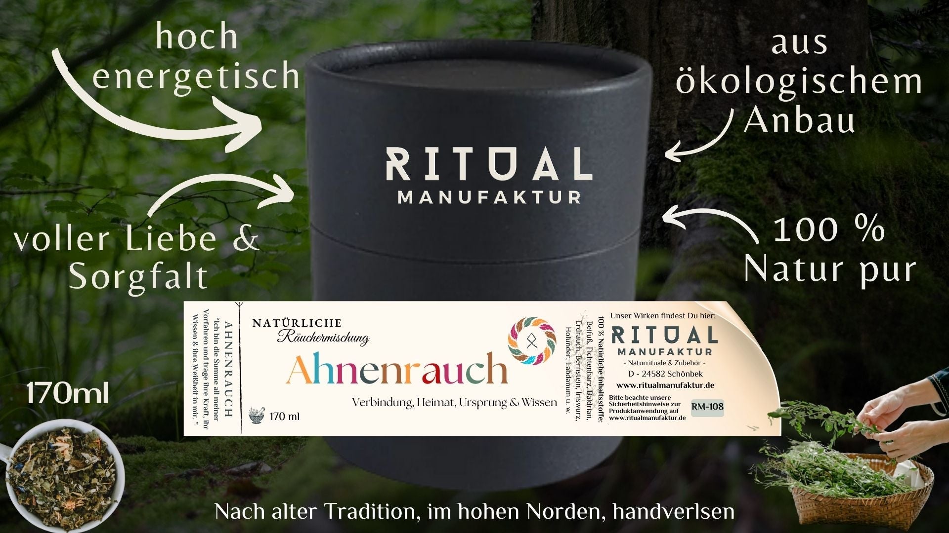 Ahnenrauch Räuchermischung für Erinnerung und Verbundenheit