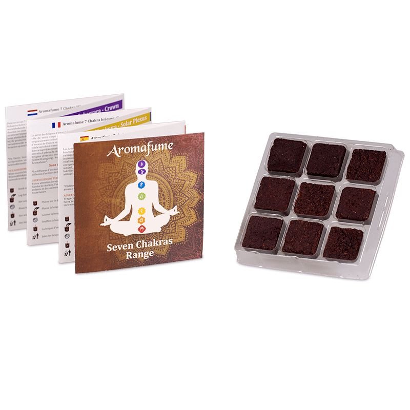 Aromafume Chakra-Duftblöcke – 9 Stück – 7 Düfte – weitere Produktansicht 11 von 20