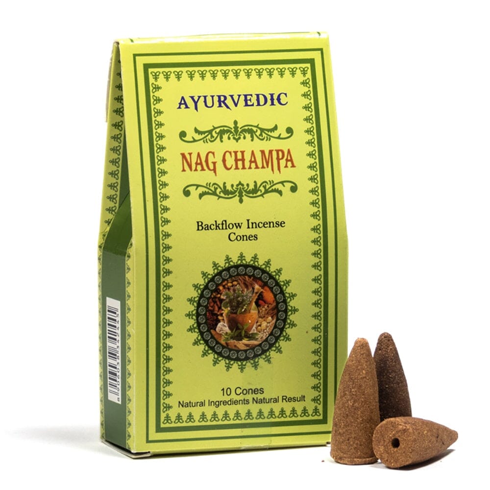Ayurvedische Räucherkegel – Nag Champa Variante