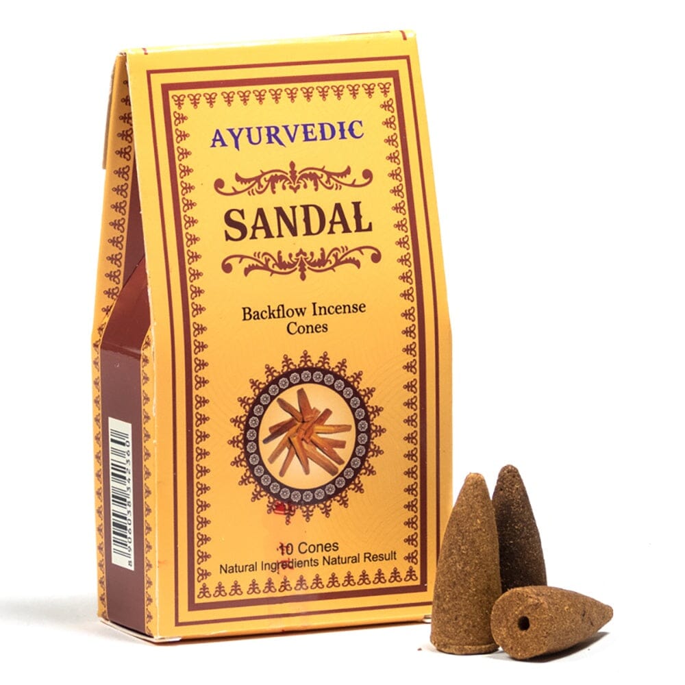 Ayurvedische Räucherkegel – Sandelholz Variante