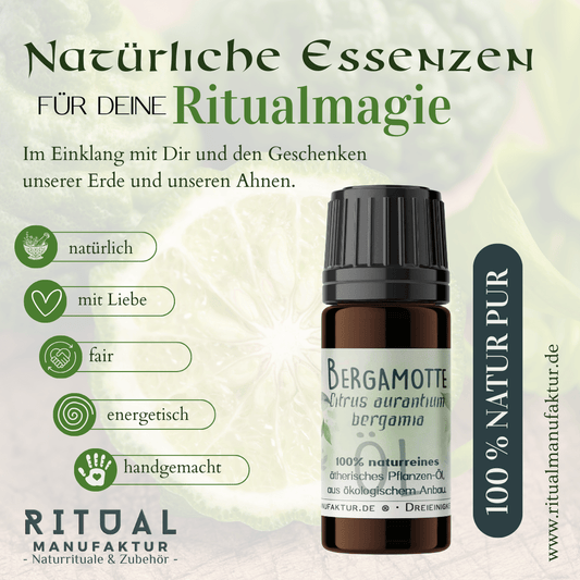 Bergamot etherische olie – frisse citrusgeur voor ruimtes
