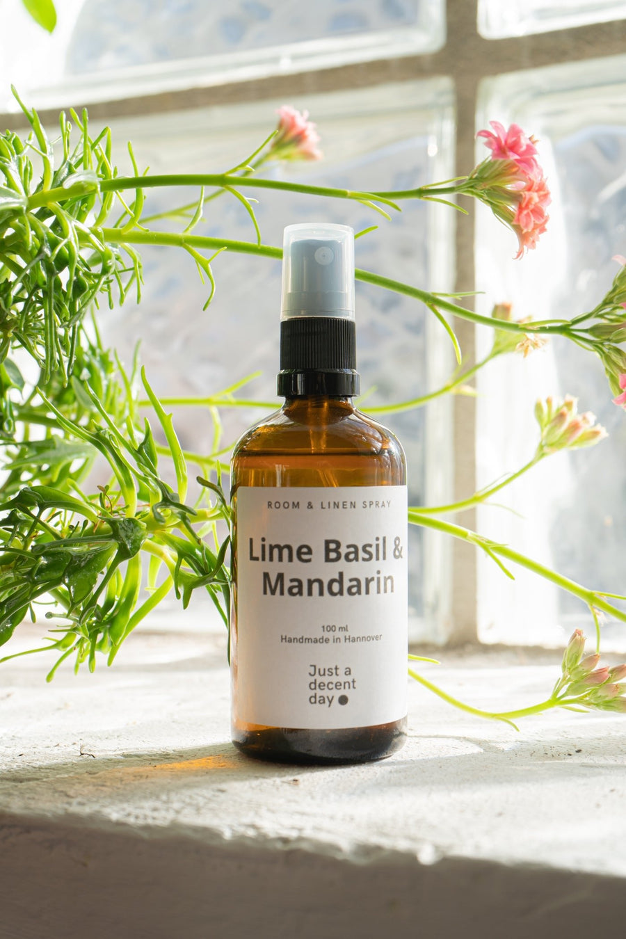 Lime, Basil & Mandarin – Room & Linen Spray met frisse citrus- en tuinsfeer