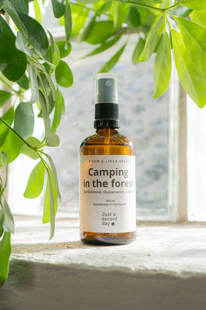 Camping in the Forest – Room & Linen Spray met warme bossfeer