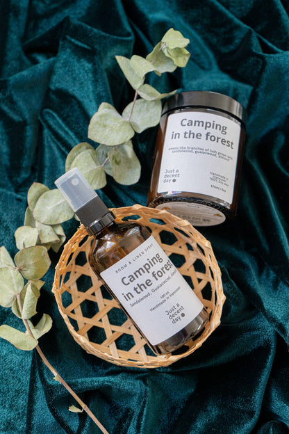 Camping in the Forest – Room & Linen Spray met warme bossfeer