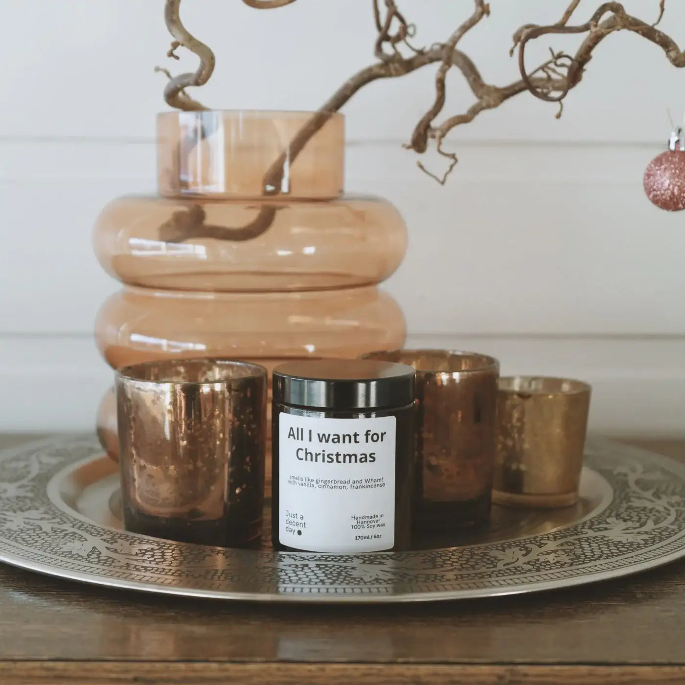 All I want for Christmas - by SteinKunstWerk | Duftkerze im Glas aus nachhaltiger Herstellung