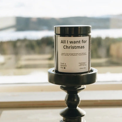 All I want for Christmas - by SteinKunstWerk | Duftkerze im Glas aus nachhaltiger Herstellung