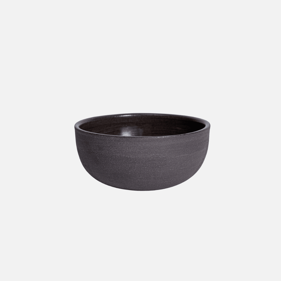 Mura Mura KUMO Cappuccinotasse Grau-Schwarz aus handgemachter Keramik