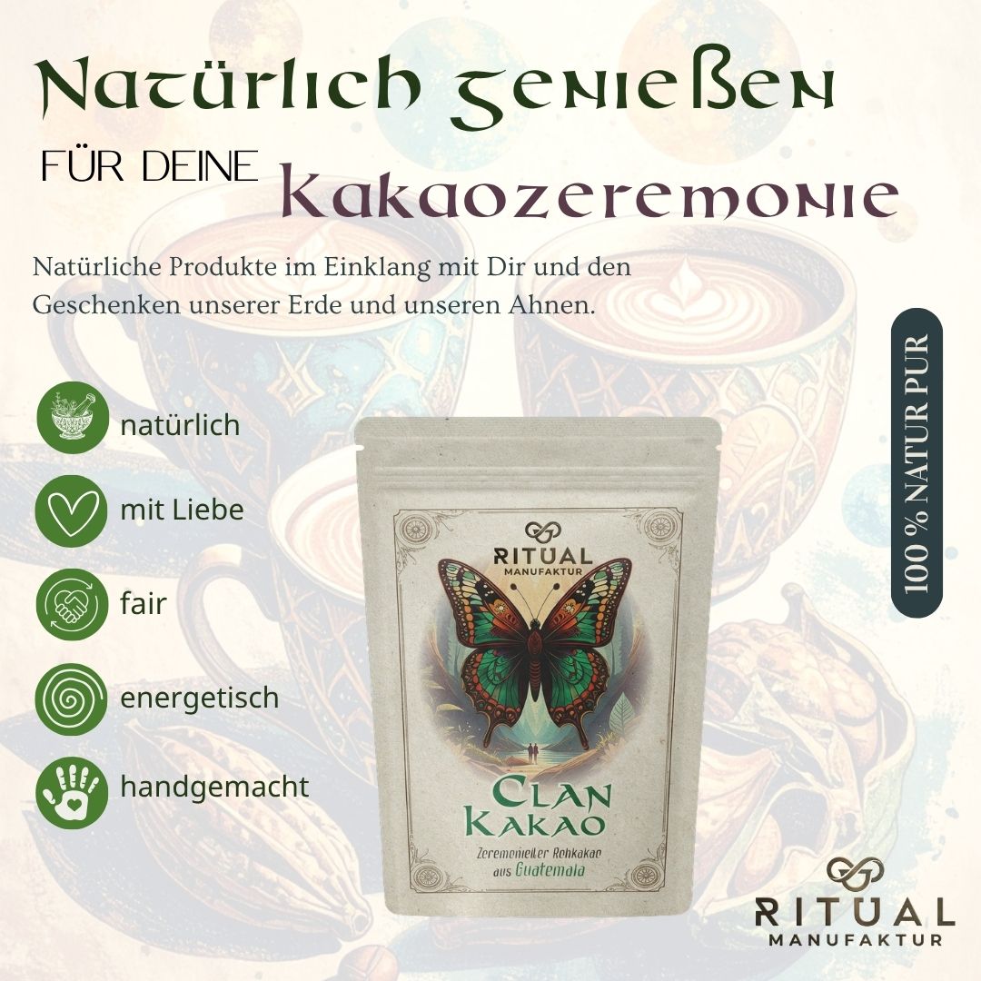 CLAN Zeremonie-Kakao als warmes Kakaogetränk