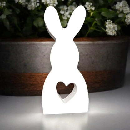 Osterhase mit runden Ohren - by SteinKunstWerk | HE aus nachhaltiger Herstellung