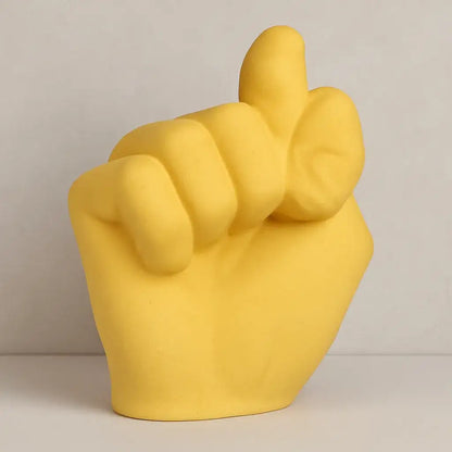 Handfigur Ablehnung – humorvolle Dekoration & DIY-Unikat - by SteinKunstWerk | Deko aus nachhaltiger Herstellung