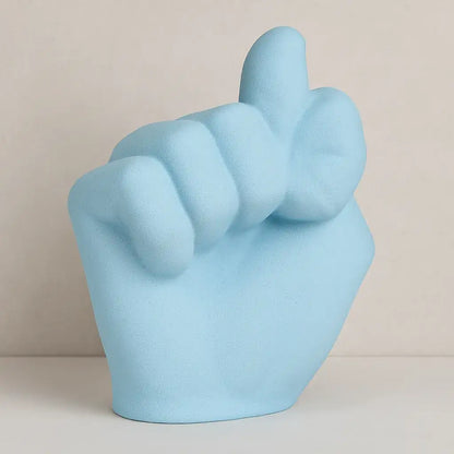 Handfigur Ablehnung – humorvolle Dekoration & DIY-Unikat - by SteinKunstWerk | Deko aus nachhaltiger Herstellung