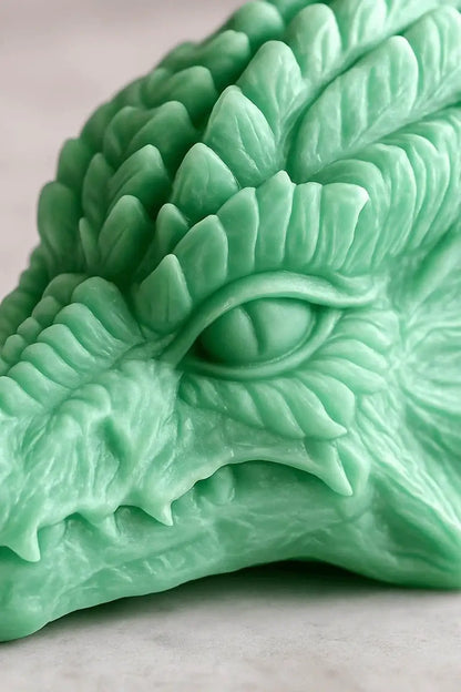 Drachenkopf-Skulptur – Mystische Fantasy-Dekoration für dein Zuhause - by SteinKunstWerk | Deko aus nachhaltiger Herstellung