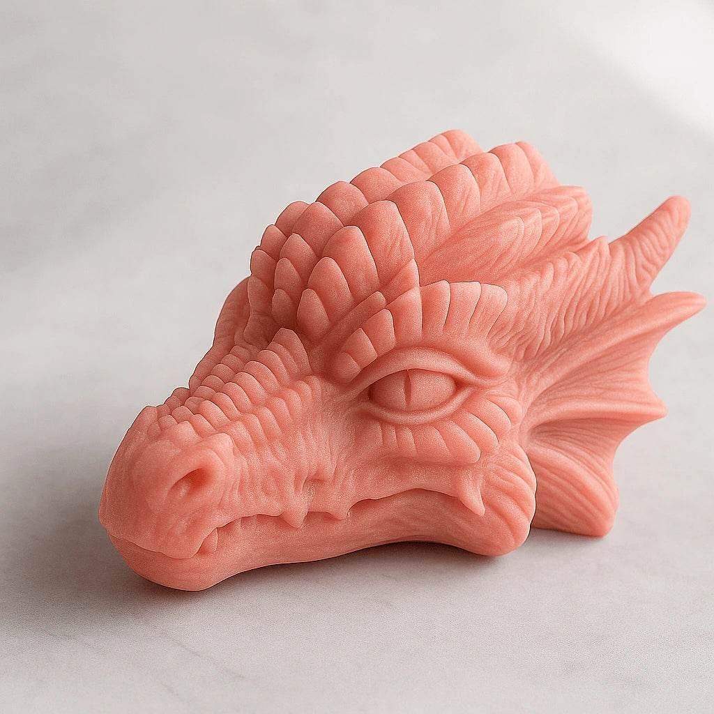 Drachenkopf-Skulptur – Mystische Fantasy-Dekoration für dein Zuhause - by SteinKunstWerk | Deko aus nachhaltiger Herstellung