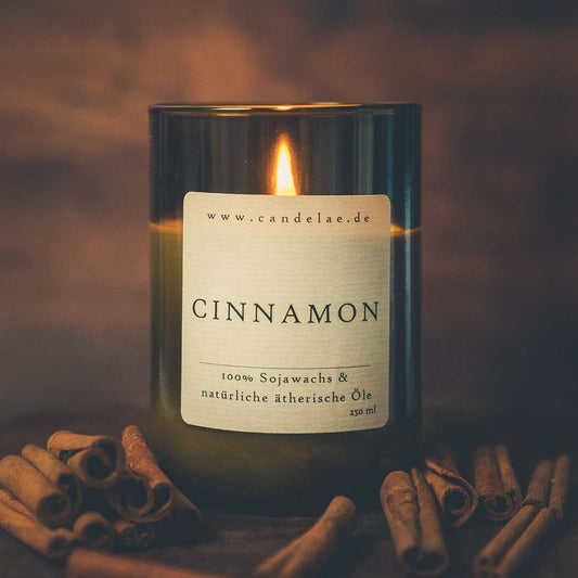 Kaneel geurkaars – warmte, geborgenheid & wintergeur