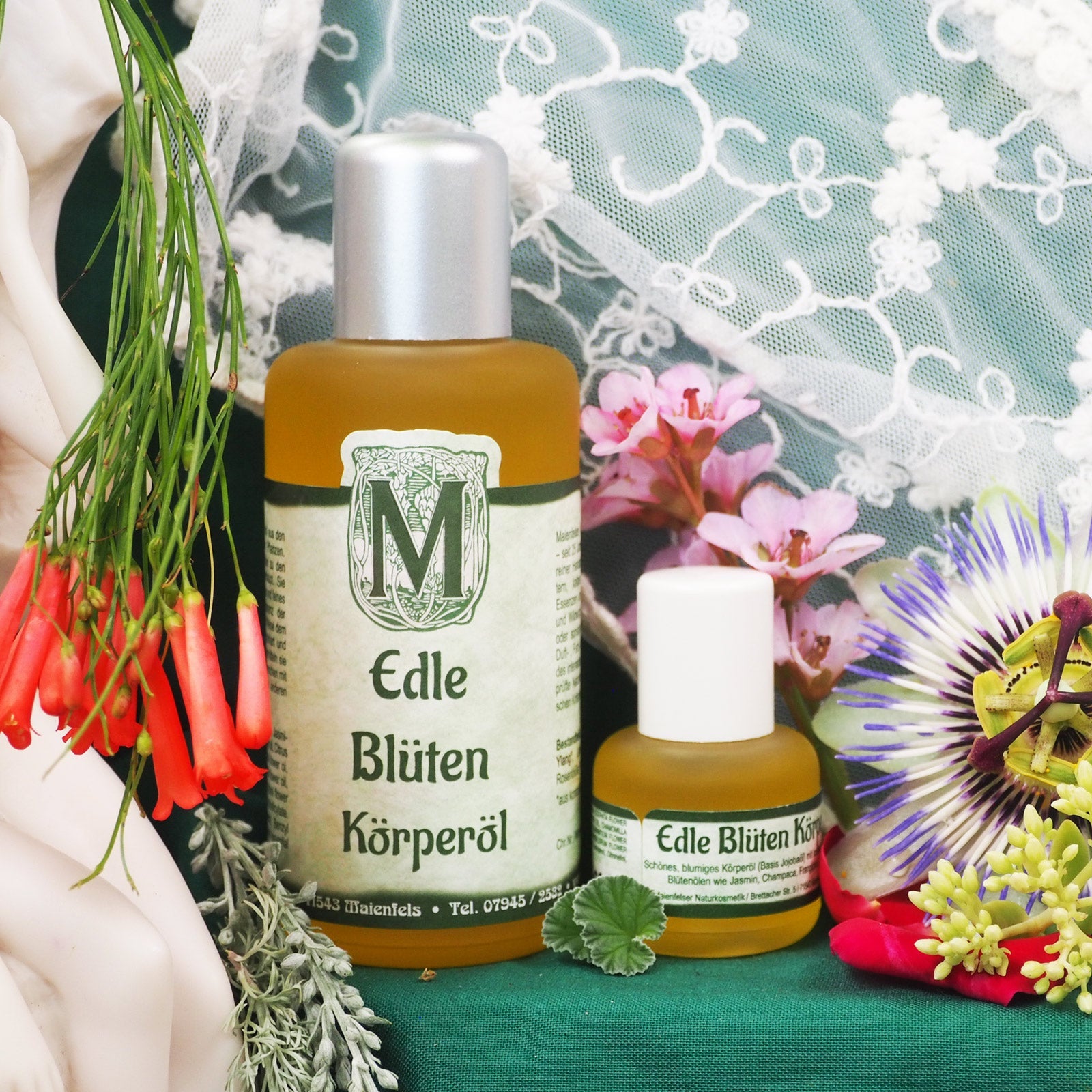 Edle Blüten Körperöl von Maienfelser Naturkosmetik