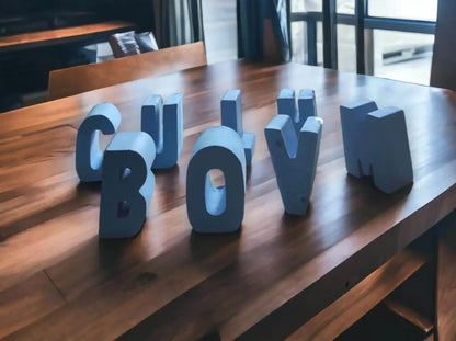3D Buchstaben kaufen – Handgemachte Deko mit Bedeutung - by SteinKunstWerk | Deko aus nachhaltiger Herstellung
