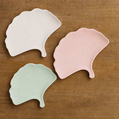 Ginkgoblatt Deko – Detailansicht des handgemachten Wohnaccessoires