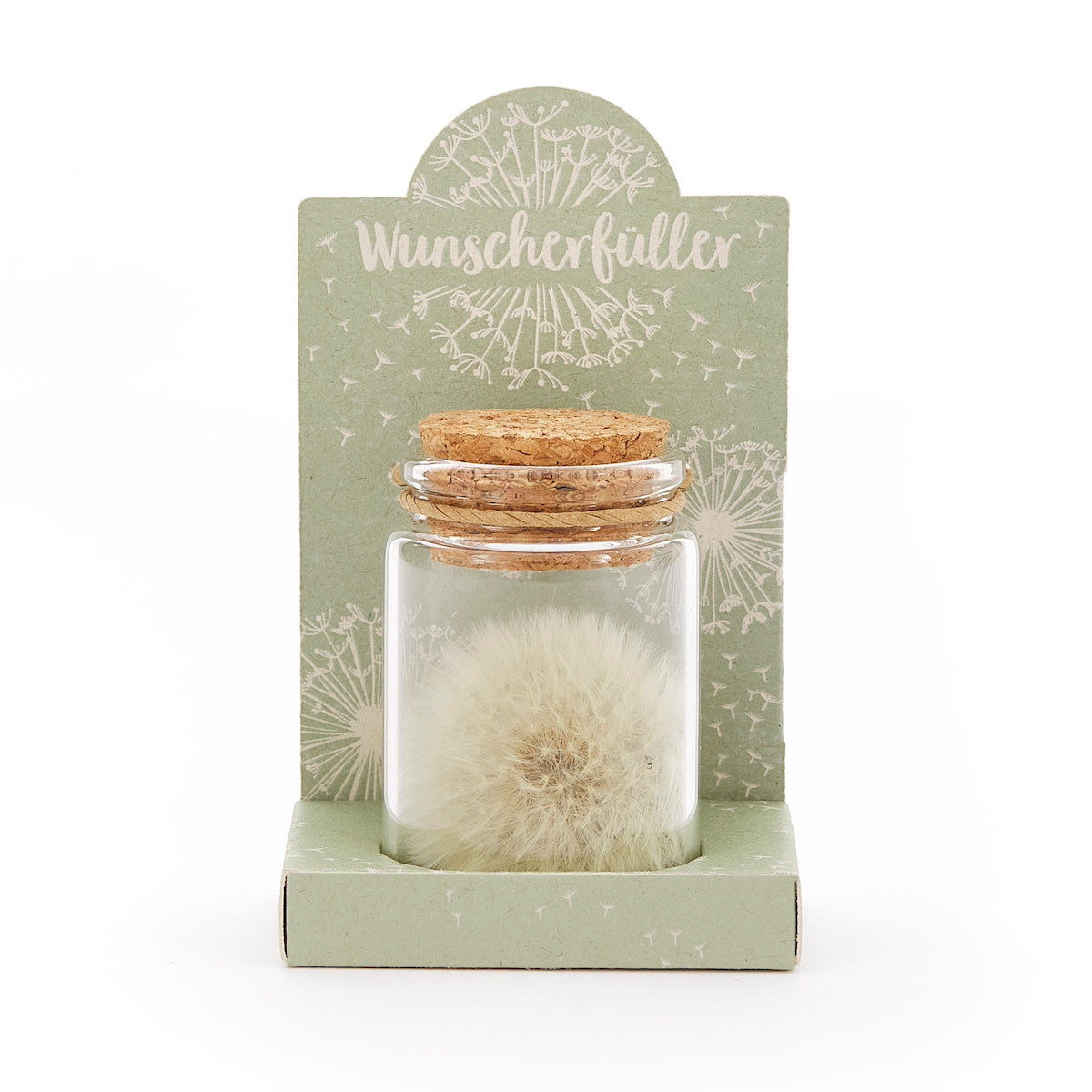 Wunscherfüller: Pusteblume im Glas – Geschenk mit Wunsch – weitere Produktansicht 3 von 8