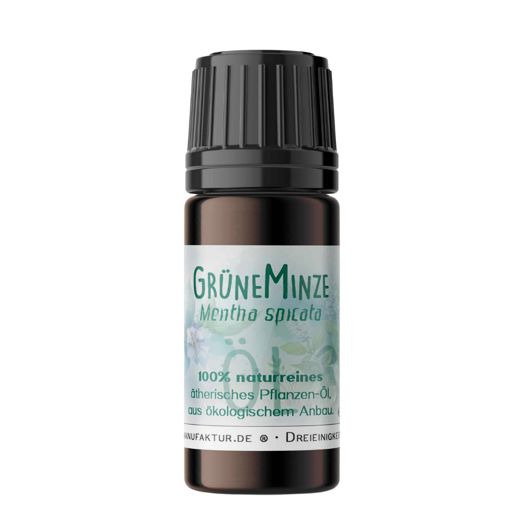 Grüne Minze ätherisches Öl – Produktansicht