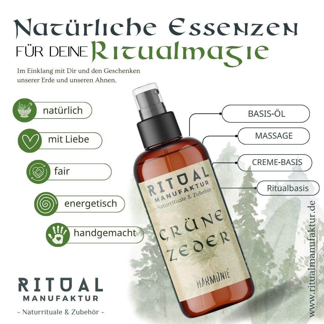 Grüne Zeder Raumspray mit naturreinem Zedernduft