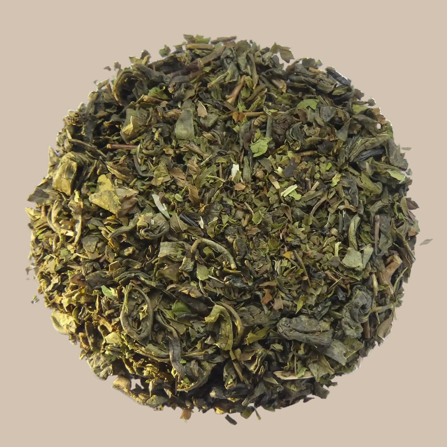 Marokkanischer Minztee mit grünem Tee und Minze - SteinKunstWerk