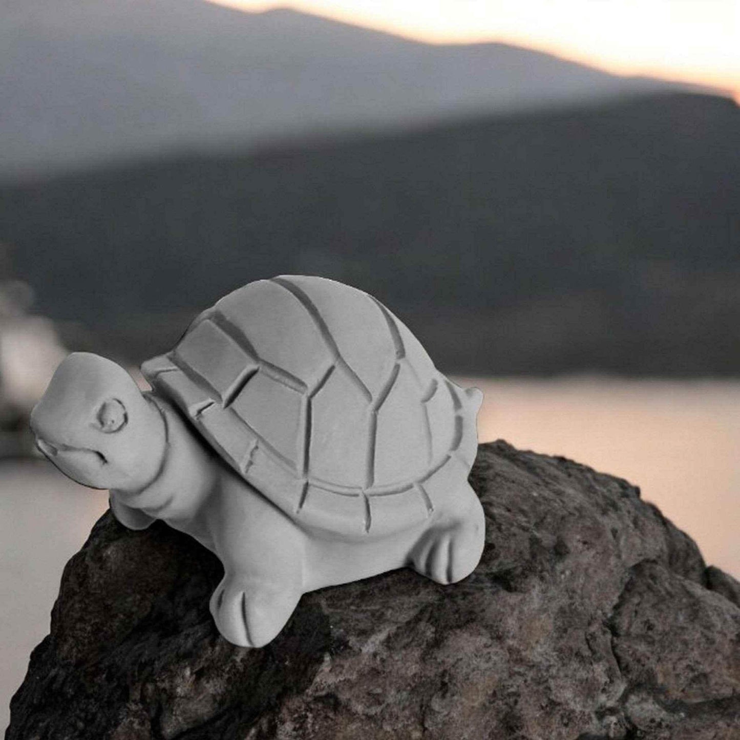 Handgefertigte Miniatur-Schildkrötenfiguren – Naturdeko mit Bedeutung - by SteinKunstWerk | aus nachhaltiger Herstellung