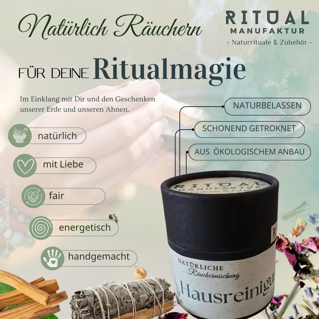Würzig-harzige Hausreinigung Räuchermischung
