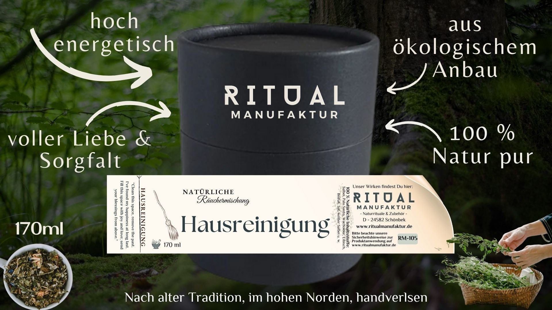 Hausreinigung Räuchermischung für bewusste Raumrituale