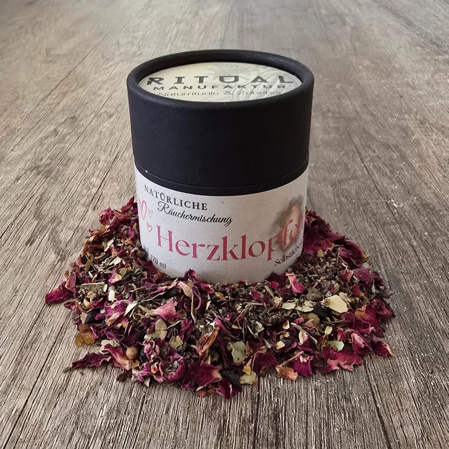 Herzklopfen Räuchermischung von Ritualmanufaktur – Produktansicht