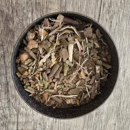 Higher Mind Räuchermischung – Verpackung und Räucherwerk