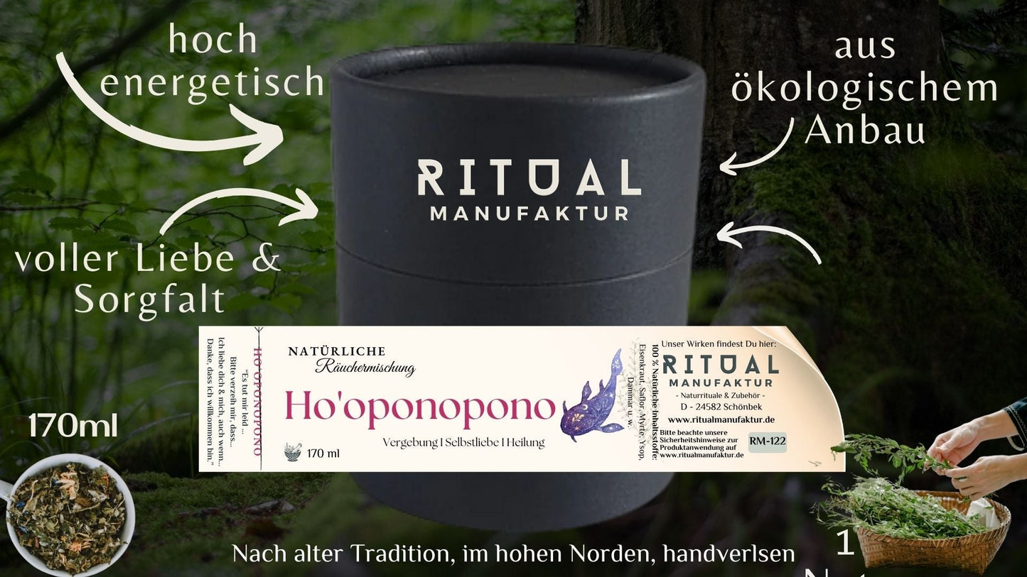 Ho'oponopono Räuchermischung – Detailaufnahme