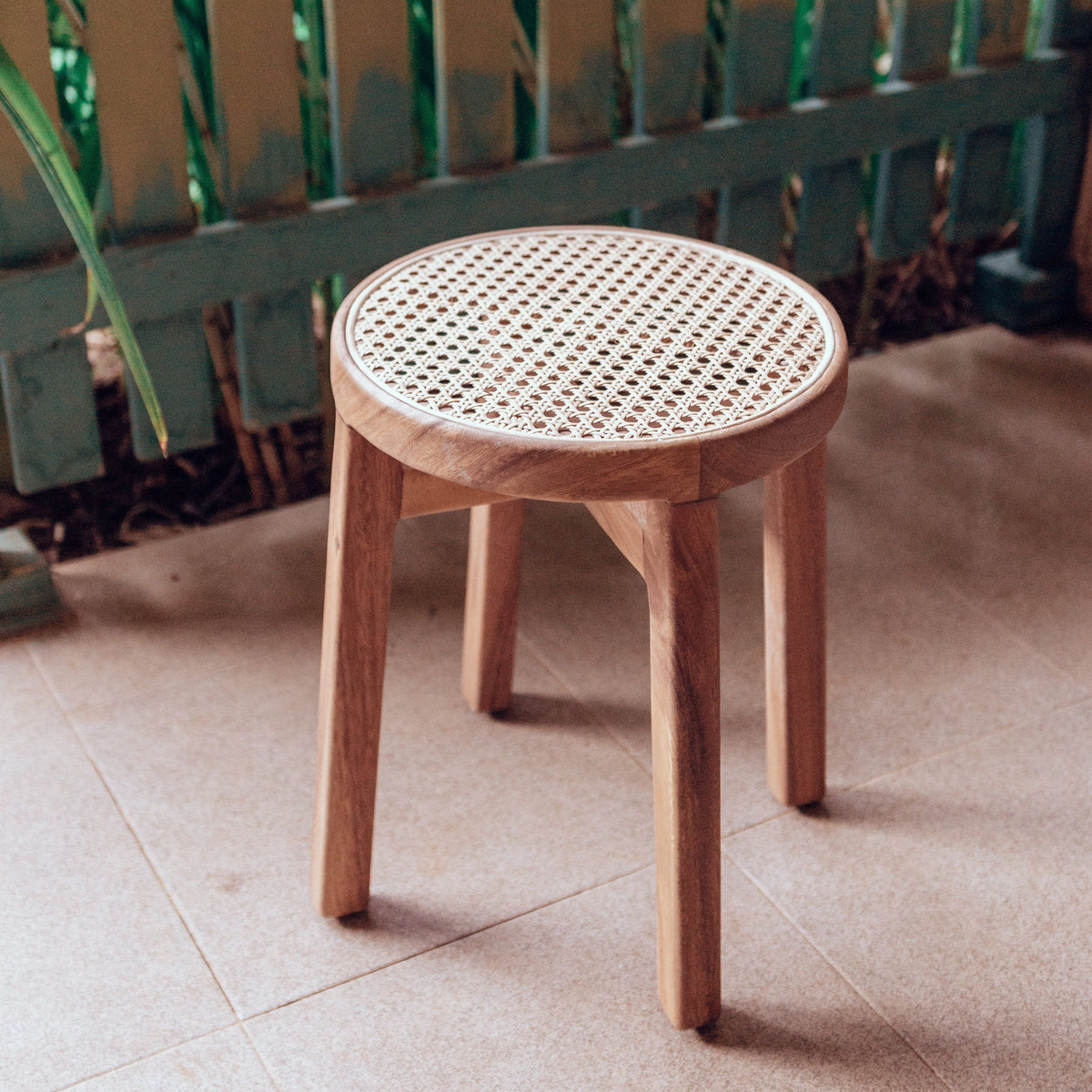 Sitzhocker CARAMIN – Rattan