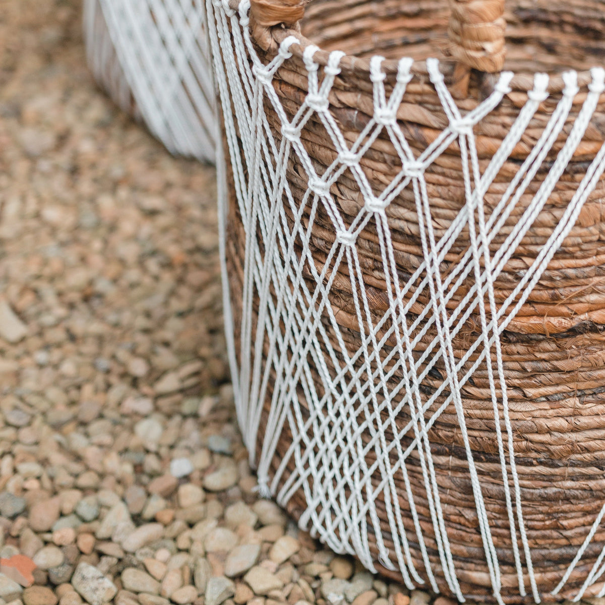 Pflanz- und Wäschekorb JUWANA – Bananenfaser