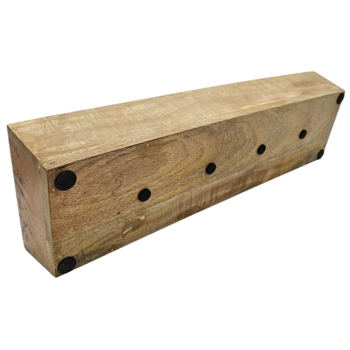 Kerzentablett aus Mangoholz – 53 cm für 4 Kerzen