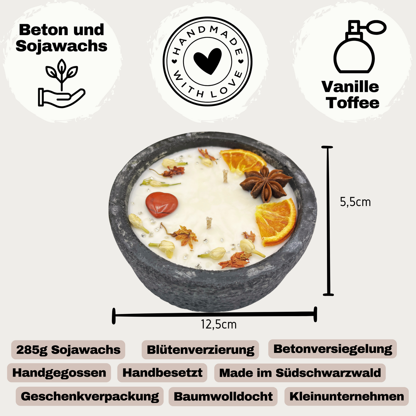 Betongefäß der Zusatzedition „Die Glut“