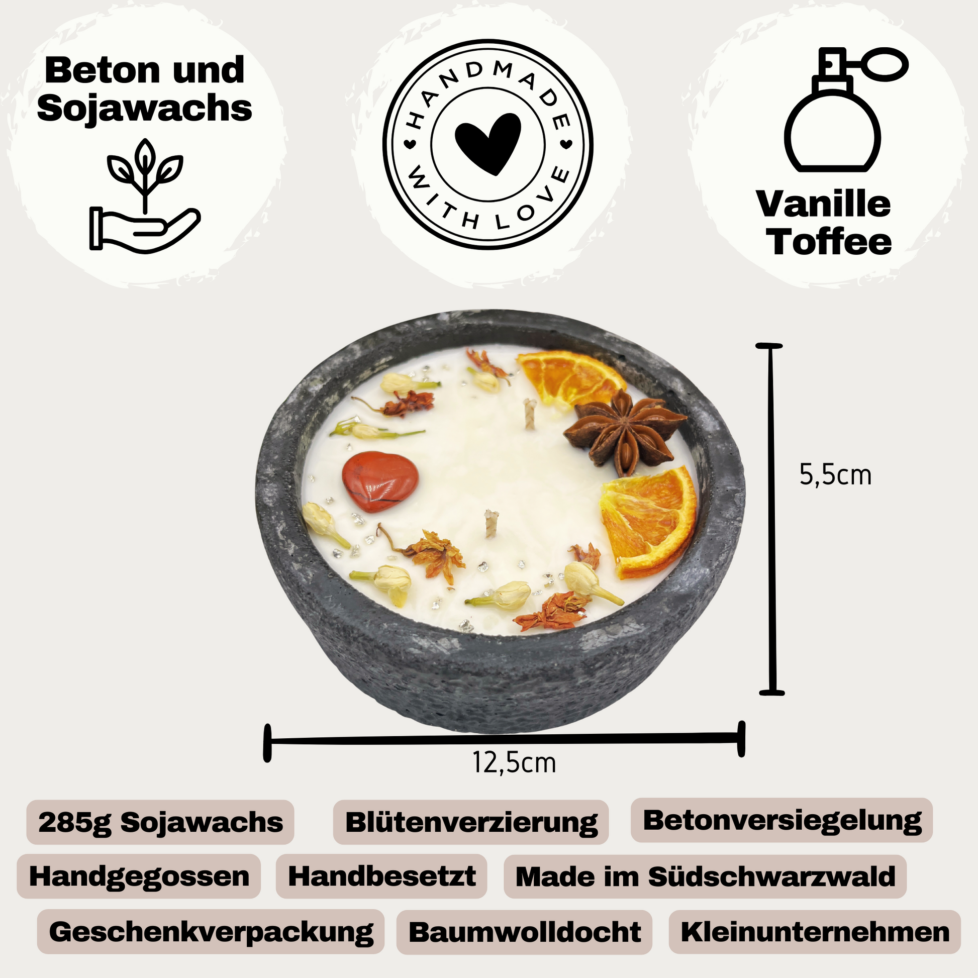 Betongefäß der Zusatzedition „Die Glut“