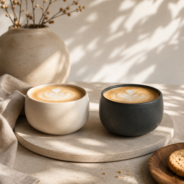 KUMO Coffee Ritual Set von SteinKunstWerk für stilvolle Wohnatmosphäre und bewusste Momente