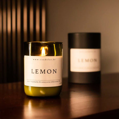 Lemon geurkaars – citroenfrisheid, energie & zomergeur