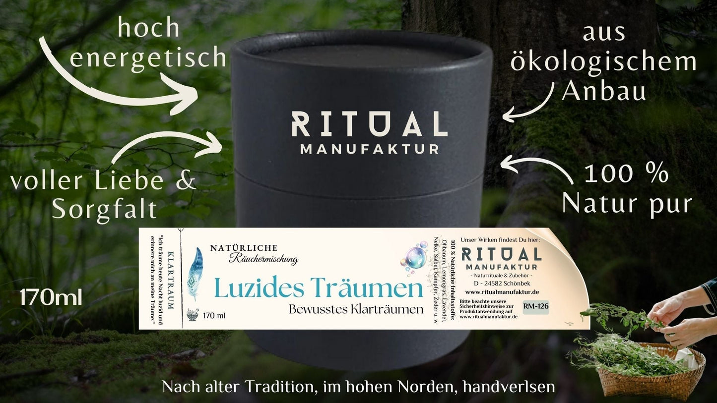 Luzides Träumen Räuchermischung – für Traumrituale & Reflexion
