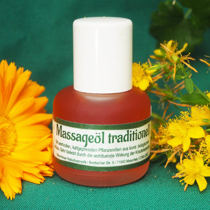 Traditionelles Massageöl – Anwendung für Körperpflege