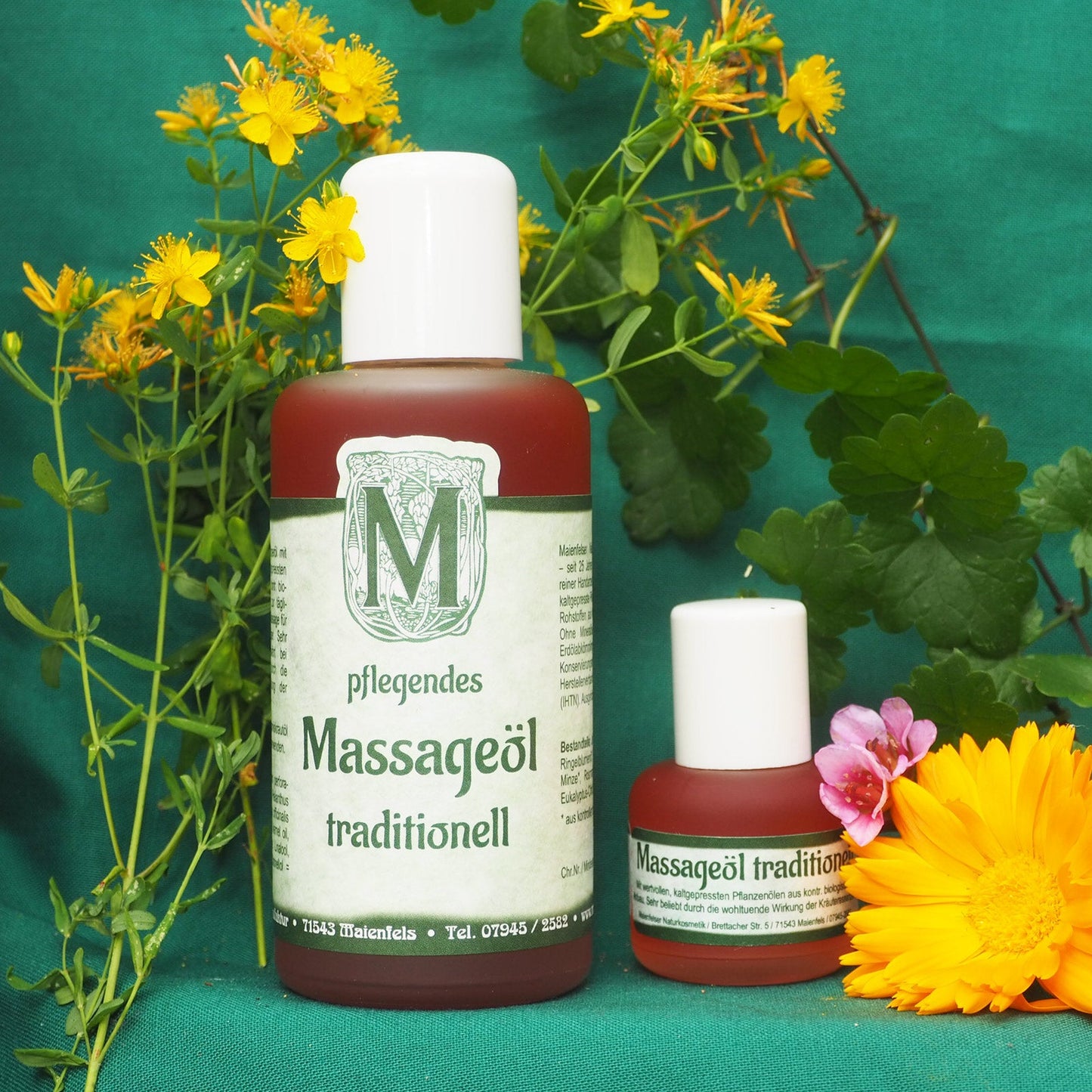 Traditionelles Massageöl von Maienfelser Naturkosmetik