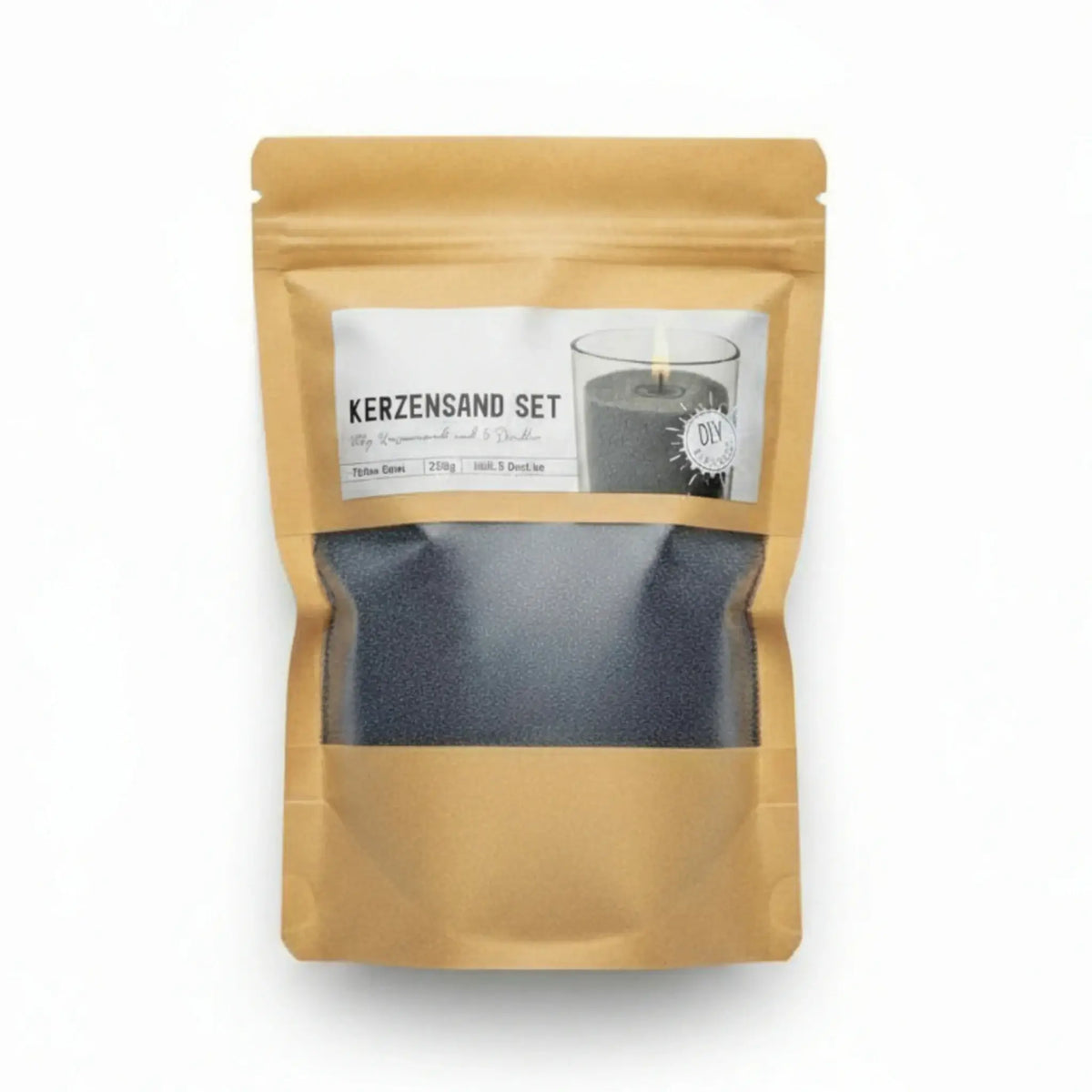 Metallschalen mit Kerzensand – 2er-Set in 3 Formen