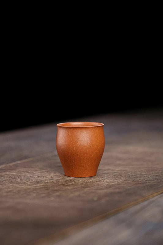 Yixing Zisha Meisterschale – Tulpen Form (roter Ton) – Teegeschirr bei SteinKunstWerk