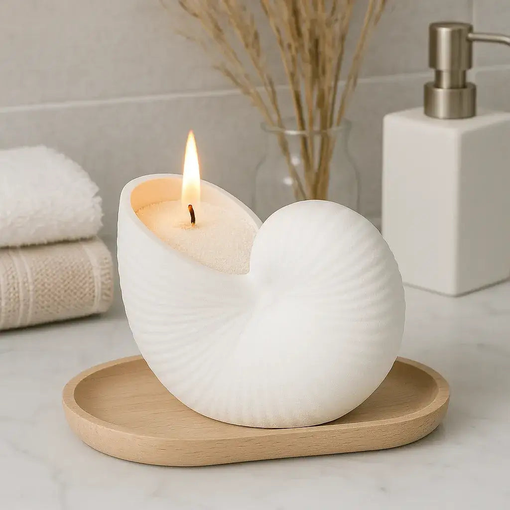 Nautilusmuschel Deko für Badezimmer, Schlafzimmer und Wohnbereich